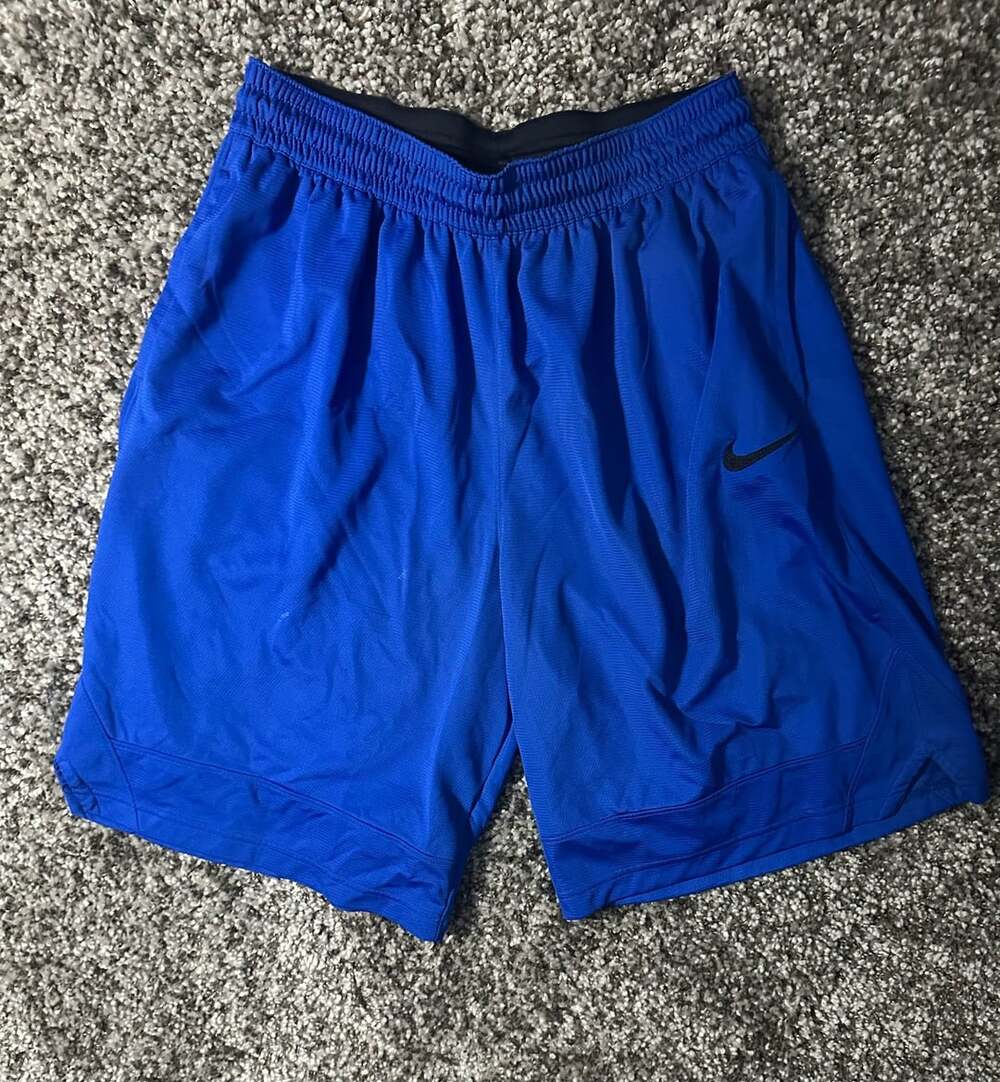 Nike Dri-FIT Basketball Icon Athletic Shorts Blue Men's Size XL